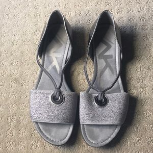 Silver sandals